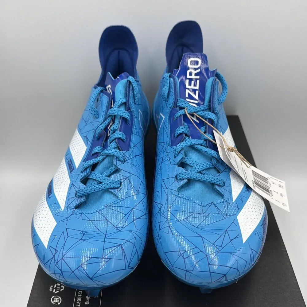 adidas adizero Electric Football Cleats Blue IE8866 Men's Size 8.5